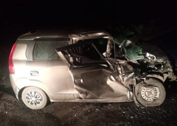 बोईसर चिल्हार रस्त्यावर भीषण  अपघात