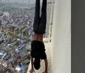 मुंबईत स्टंट करणाऱ्या तरुणाला अटक.