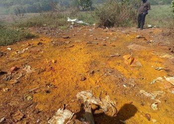 कोलवडे कचराभुमीत रासायनिक घनकचऱ्याची विल्हेवाट?