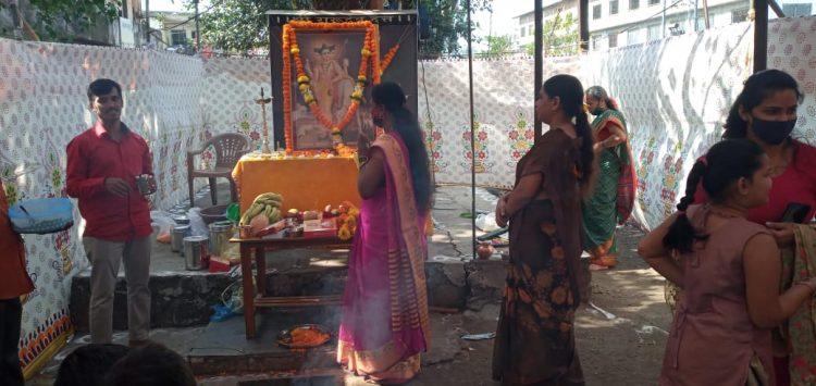 बोईसरमध्ये शासनाचे नियम पाळून दत्त जयंती साजरी