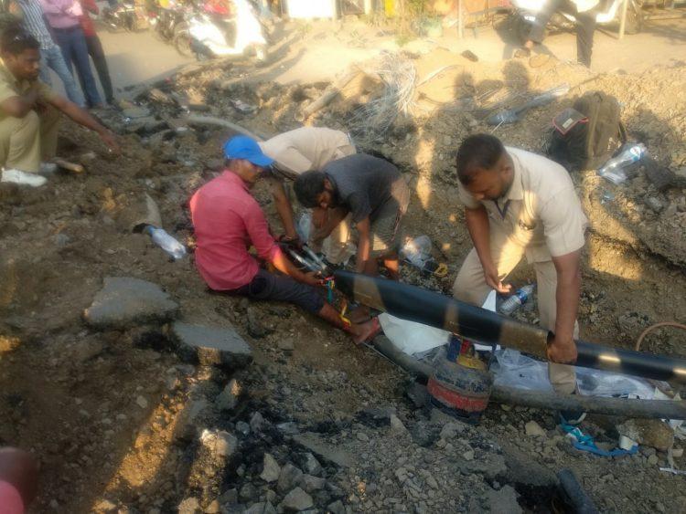 बोईसर शहराचा काही भाग 24 तास अंधारात