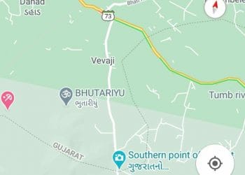 गुगल मॅप वरून महाराष्ट्र मधील गावे गुजरात हद्दीत
