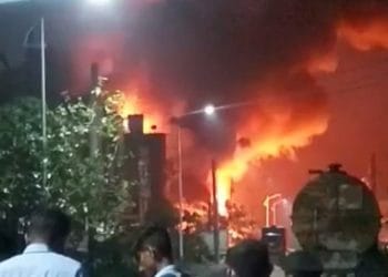 तारापूर मधील कंपनीला भीषण आग