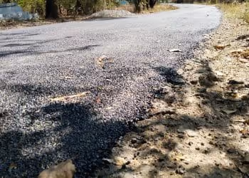 देदाळे- भेंडवड रस्त्याचे काम दर्जाहीन