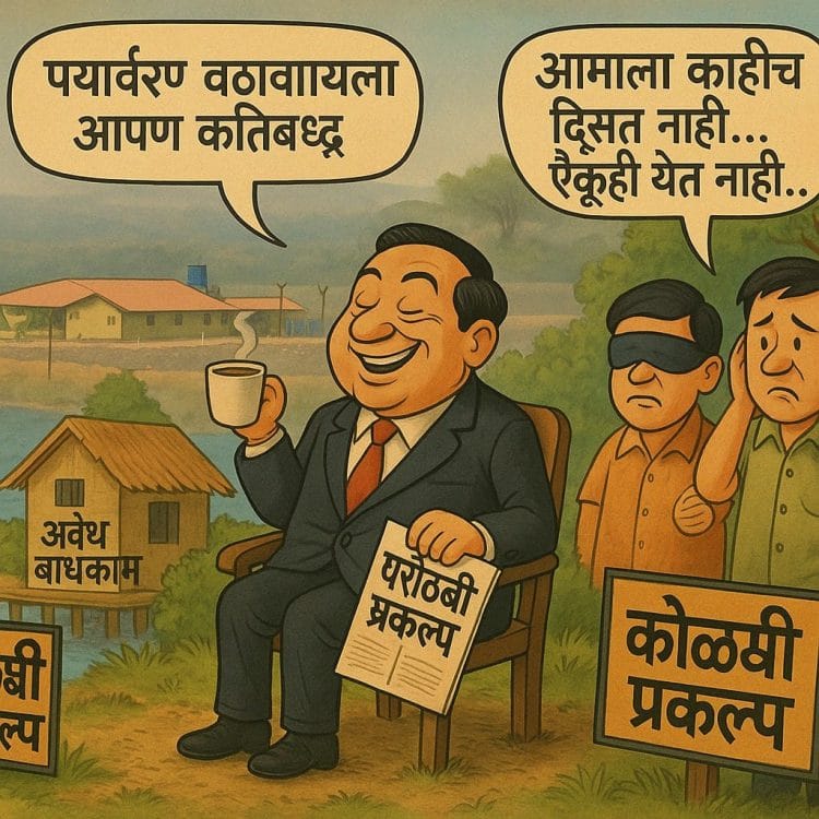 कोलंबी प्रकल्पात बस्तान मांडलेल्या भरत वर प्रशासन मेहेरबान