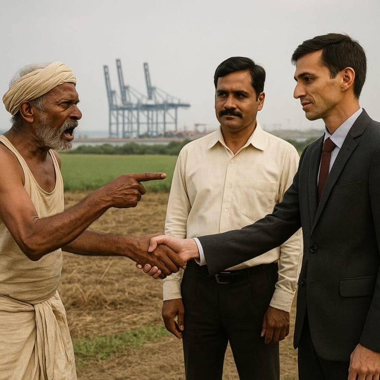 वाढवण परिसरात भू-माफियांचा नंगा नाच!