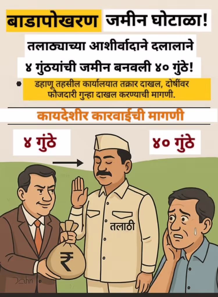 बाडापोखरण जमीन घोटाळा!